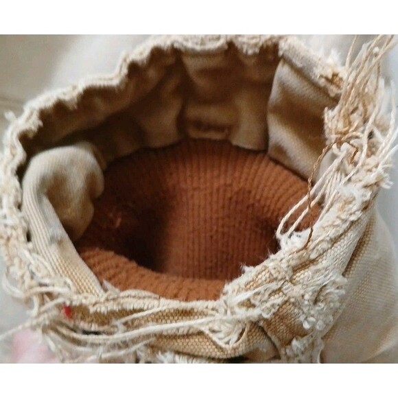 VINTAGE CARHARTT INSULATED DUCK BROWN FADED COAT 44 REGULAR DISTRESSED HOLES CO3 - Picture 14 of 16